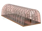 Теплица Агроном-8 2Д мини Оц65 ПК-5 ФИТО [ФМ5025]