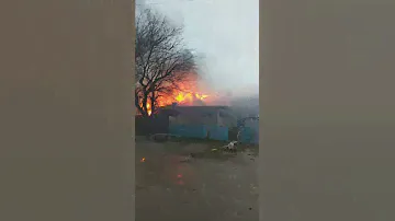 В Агрономе сгорел дом многодетной семьи.